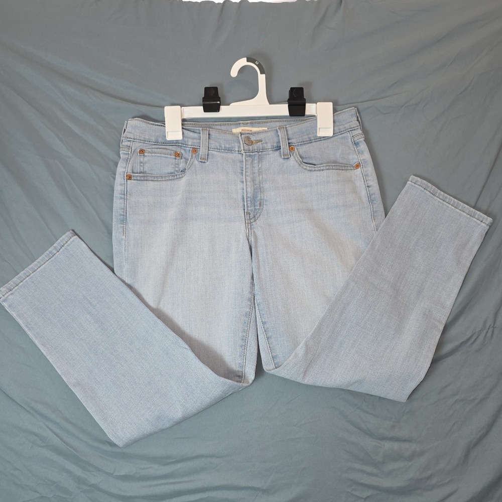 Levi's Classic Straight Jeans Womens Mid-Rise Sculpt Hypersoft W29/W27